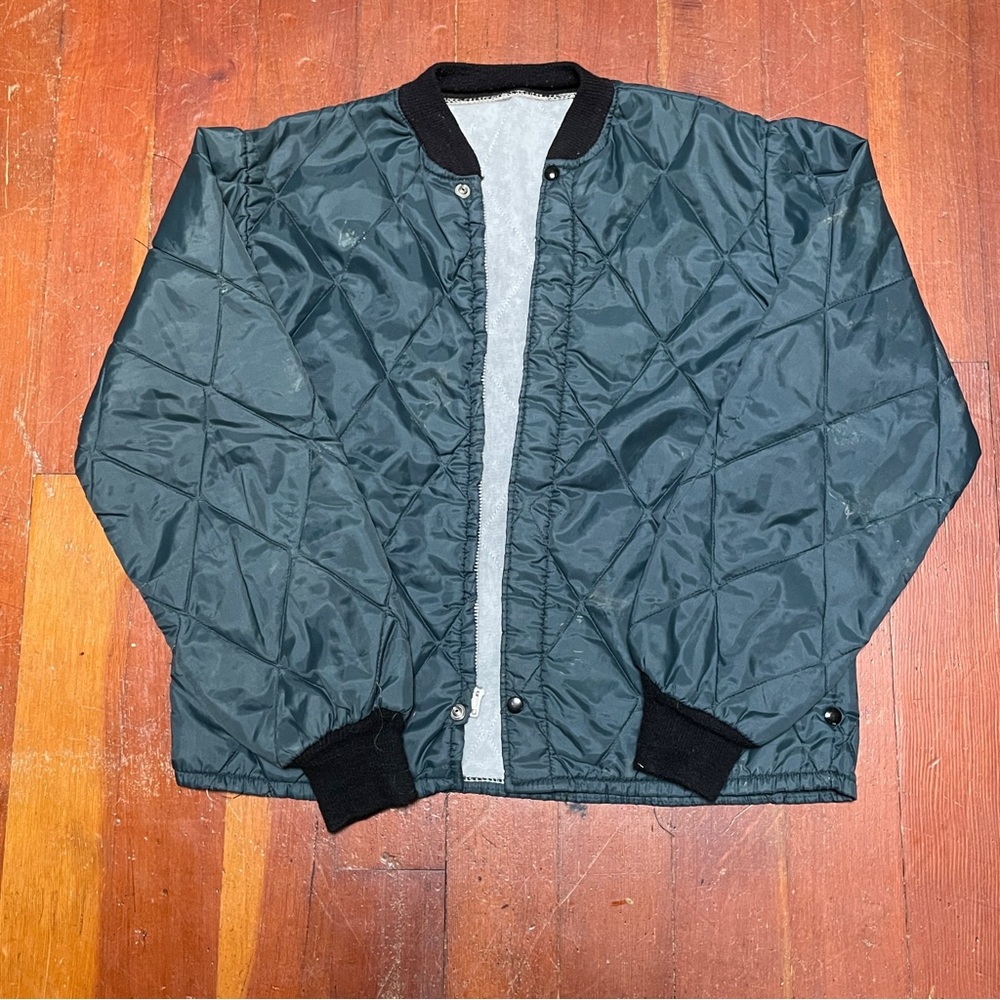 Vintage blue lightweight quilted Jacket